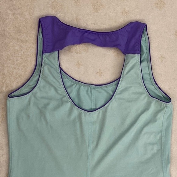 Lululemon Tank Top Ice Blue & Power Purple Size 10 - Picture 5 of 5